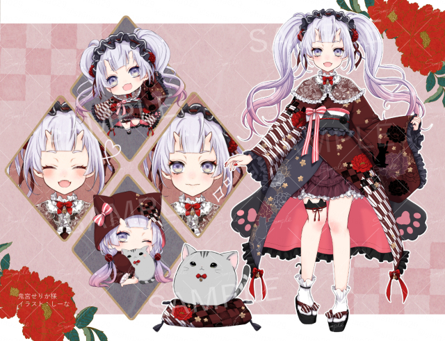 鬼宮せりか様　キャラクターデザイン