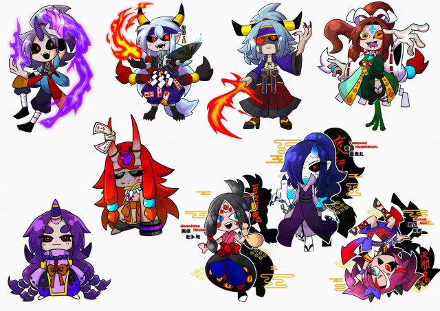 デフォルメ絵柄サンプル