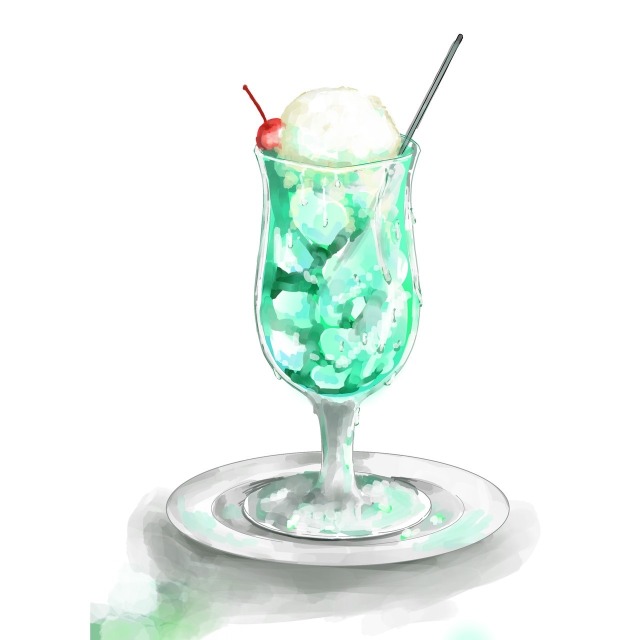 メロンクリームソーダ