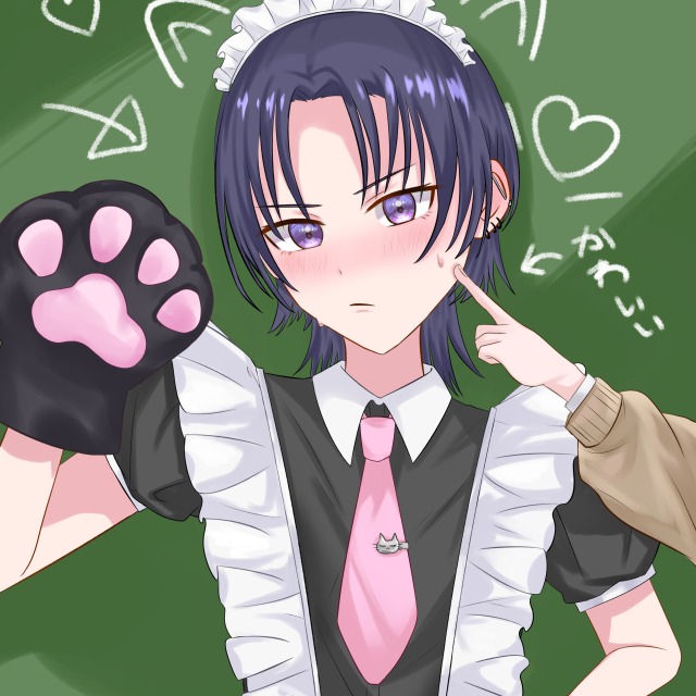 ボーイッシュ猫耳メイドちゃん