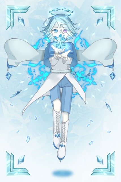 等身全身+背景、エフェクト