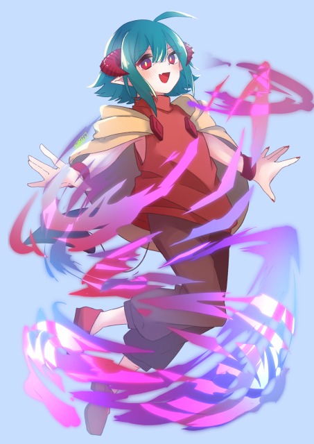 エフェクト付きイラスト立ち絵