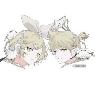 鏡音レン・鏡音リン&times;シマエナガFA