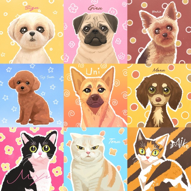 ペットイラスト
