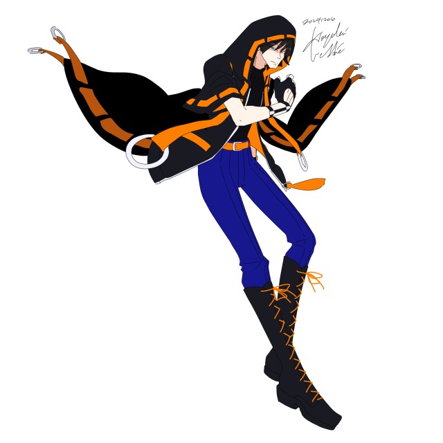 等身立ち絵サンプル　男性