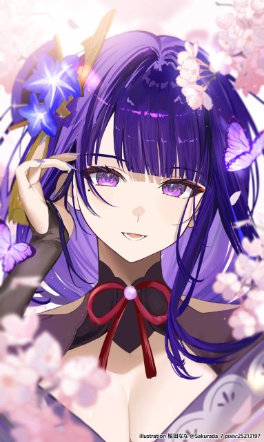 縦長一枚絵（胸上）