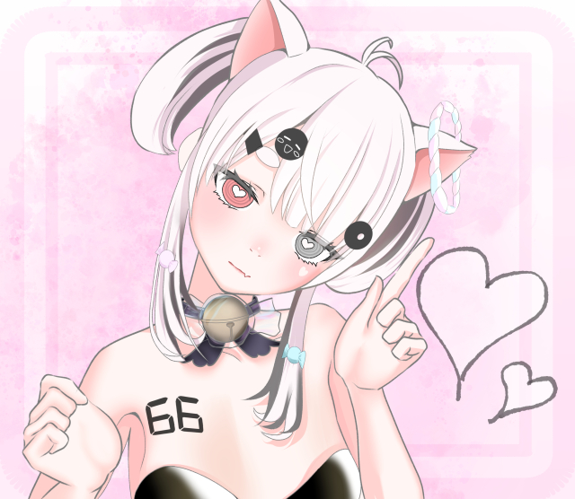 Vライバー　黑天 にゃぎ。様ファンアート