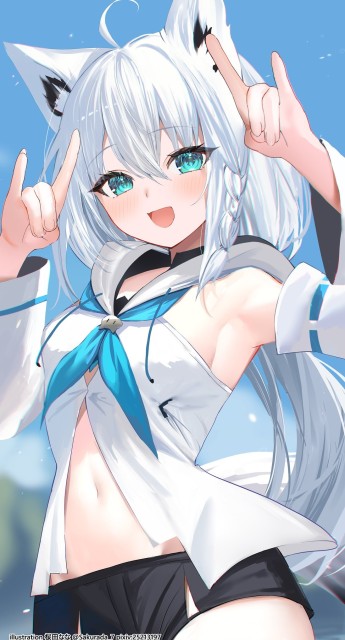 縦長一枚絵（腰上）