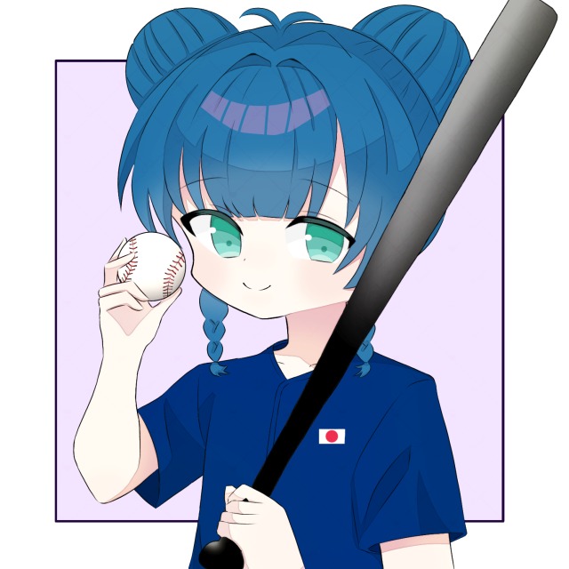 【お仕事】ユニフォームを着た女の子のSNSアイコン