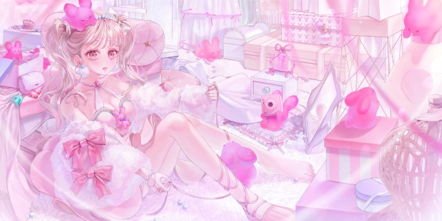 ＜サンプル＞背景付き一枚絵