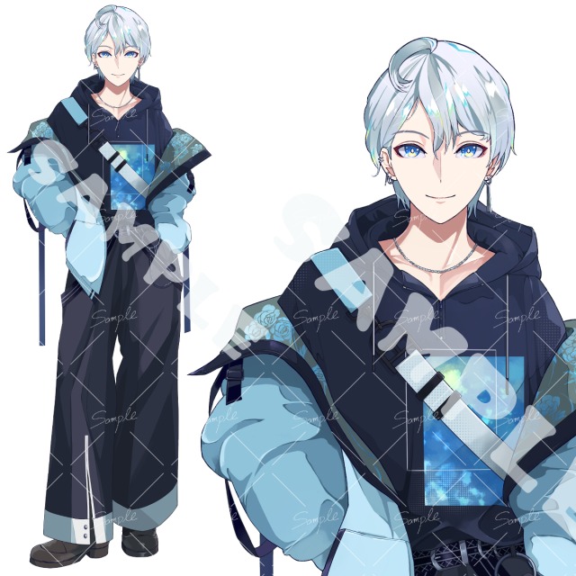 【ご納品済み】IRIAM用立ち絵サンプル