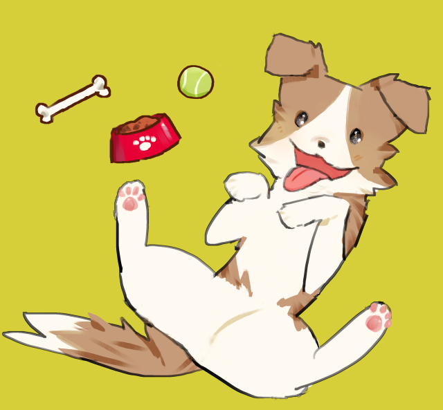 動物のイラスト　自主制作