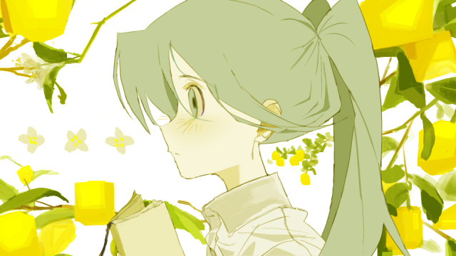 自主制作　初音ミクのイラスト