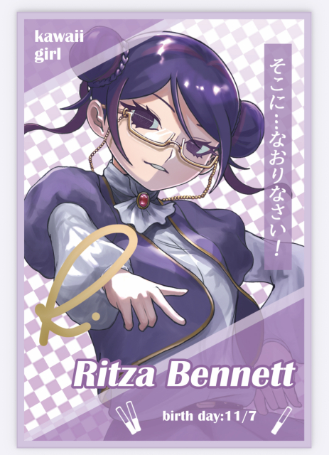 オリキャラ　ポストカード