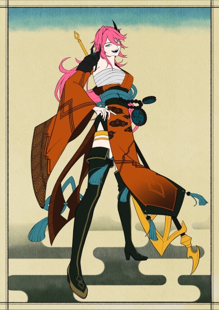 立ち絵　デザイン　サンプル