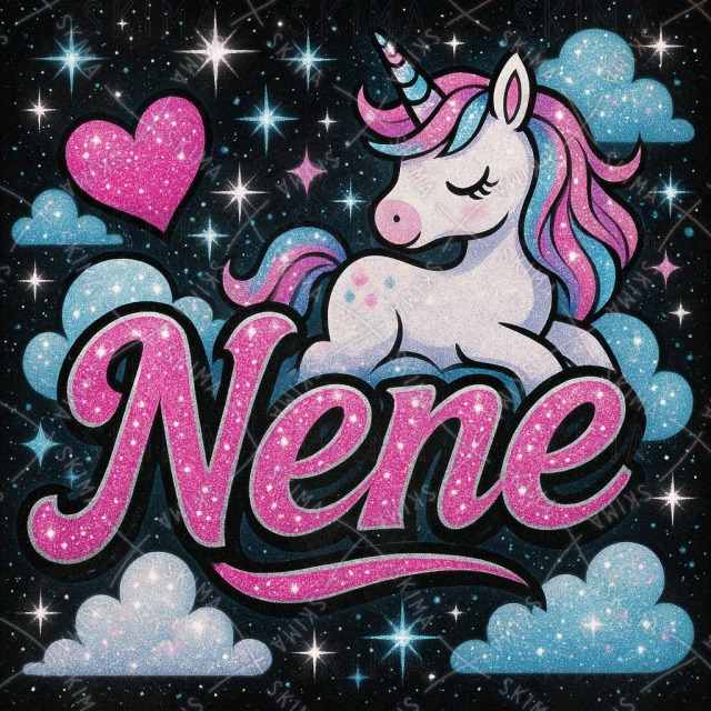 オリジナルネームアート／女の子作品例