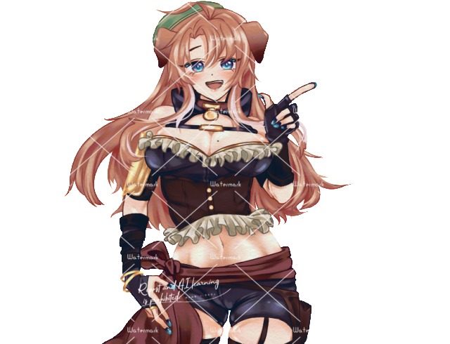 立ち絵(ウエストアップ)