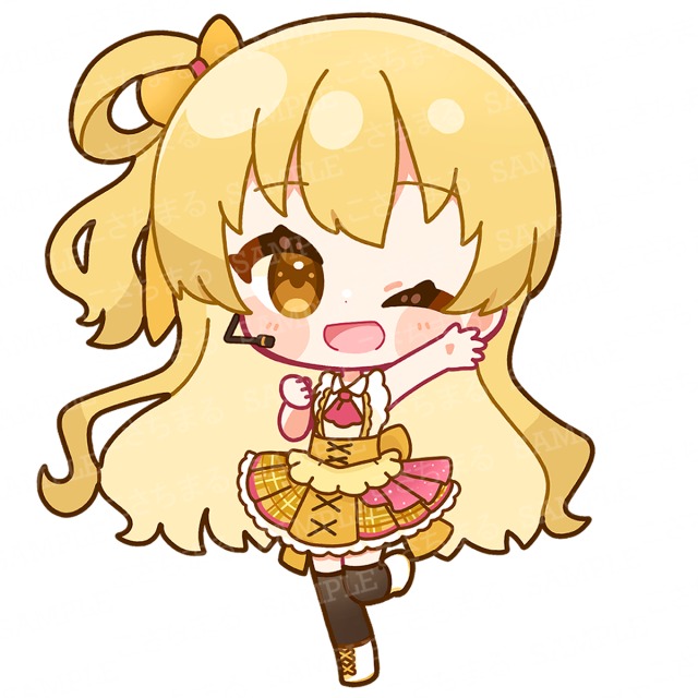 ポップなミニキャライラスト　サンプル