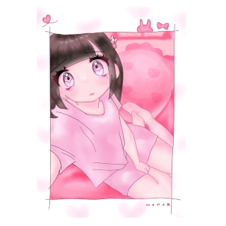 地雷系の女の子イラスト♡