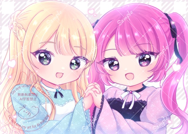 【ご依頼】ペアアイコンイラスト