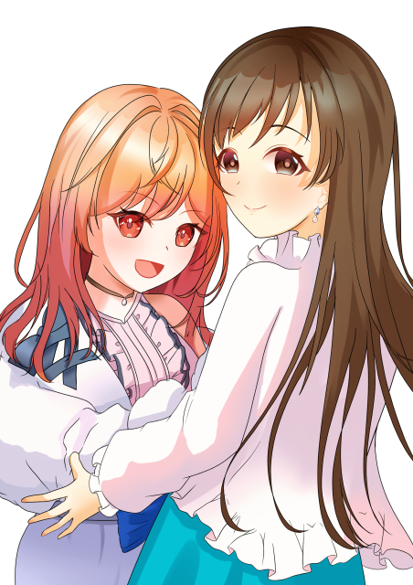 一条莉々華✖️新田美波の版権イラスト