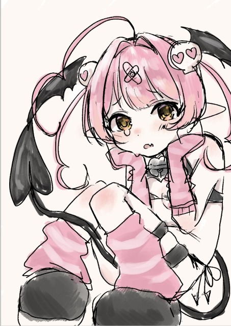 カラーラフ　例　（自宅用なので少し雑めですが）