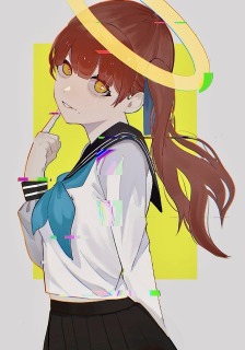 一枚絵　(サンプル　簡易背景)