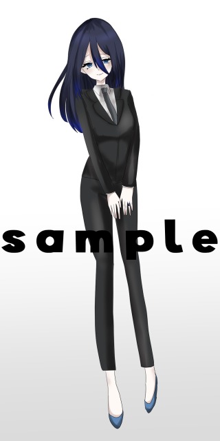 TRPG立ち絵　女性サンプル