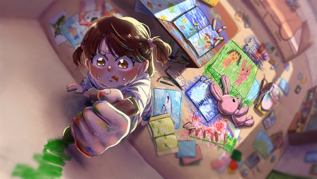 背景つきイラスト