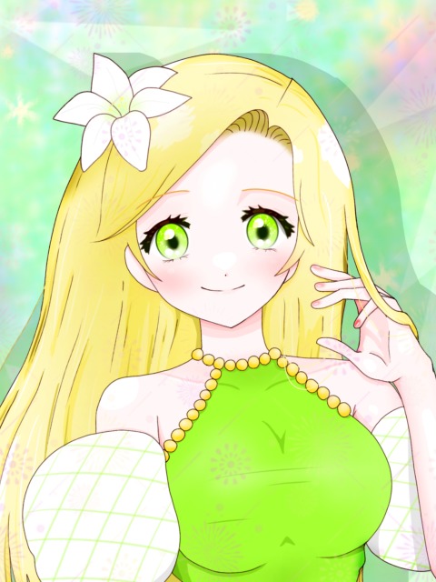 1枚絵（バストアップ）