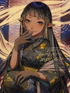 背景付き一枚絵