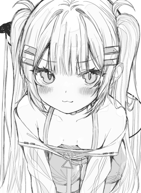 常闇トワ　ラフ画