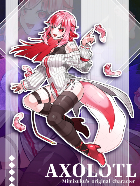 コミッションページ内サンプルイラスト