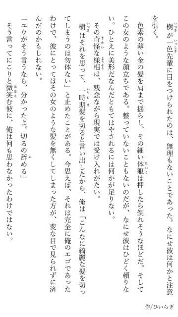 ブロマンス/「鈍色のマリア」中