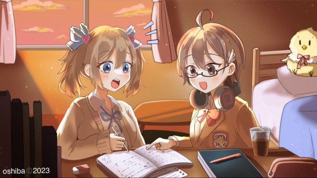 背景ありイラスト