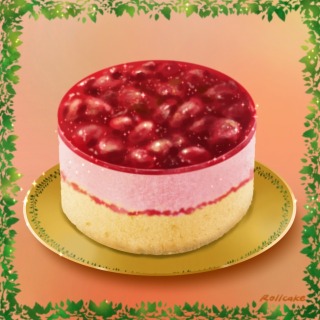 いちごのムースケーキ