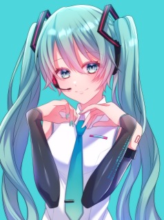 3/12に描いたミクちゃん