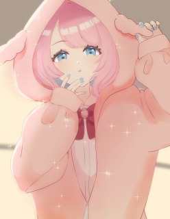 パーカーの女の子