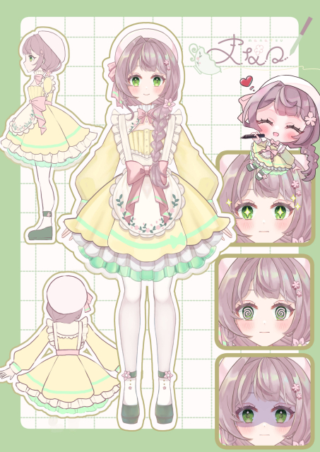 LIve２Dパーツ分け済み立ち絵