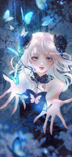 Spoon配信背景✦蝶の森