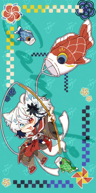 iPhone、Android壁紙イラスト