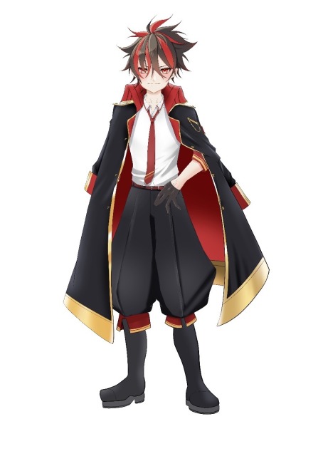 Live2Dのパーツ分けキャラクター