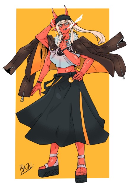 かっこいいアクション漫画風のイラスト✨