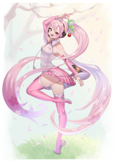 桜ミク立ち絵