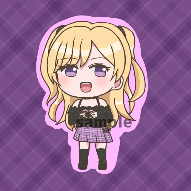 X（旧Twitter）の無償企画で制作したミニキャライラスト