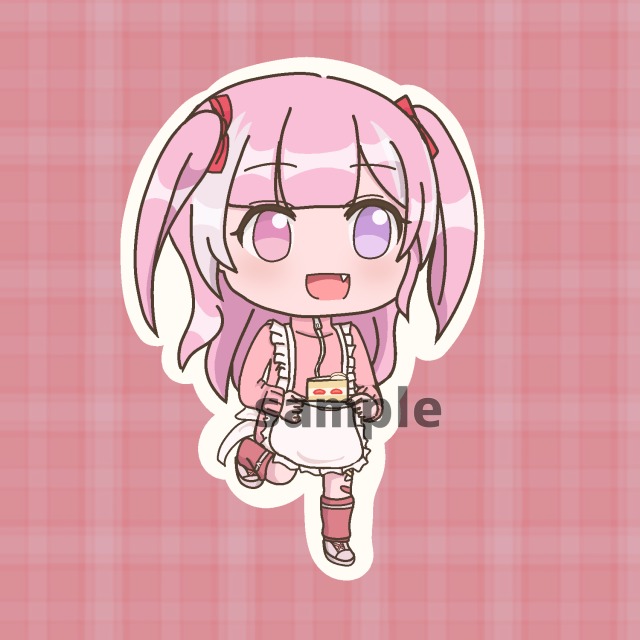 X（旧Twitter）の無償企画で制作したミニキャライラスト