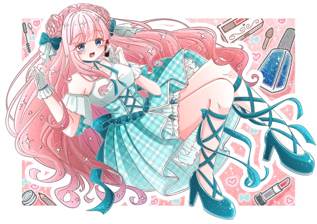 キラキラ立ち絵イラスト