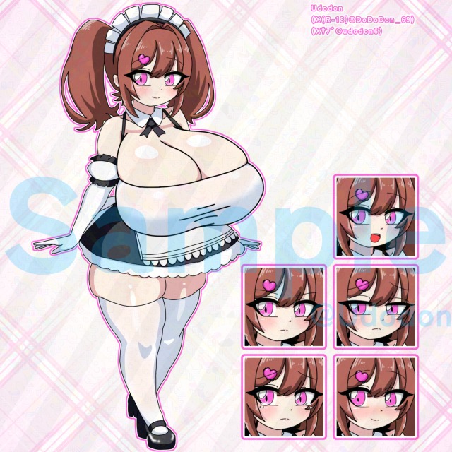 【立ち絵】ちっちゃいけど、大きいメイドちゃんっ(仮)