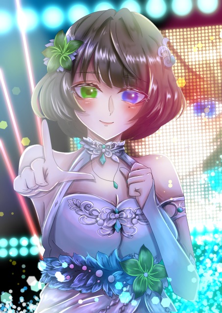 アイドル イラスト 厚塗り風