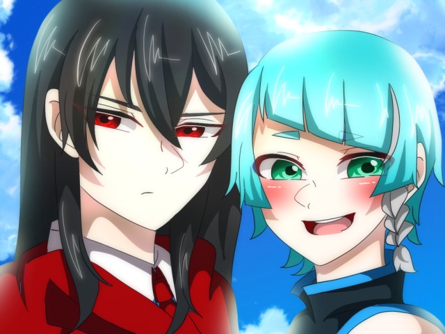 創作イラスト アニメ塗り